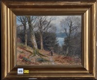 Lot 1773 - James H*** Crossland - ''In the woods above...