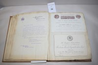 Lot 711 - An album of ephemera relating to the City of...