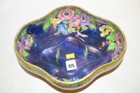 Lot 875 - A Maling 'Anemone, Patch Ground' lustre glazed...