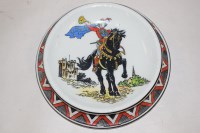 Lot 880 - Maling: A coaster commemorating the Newcastle...