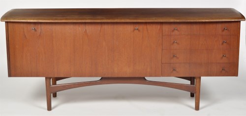 Lot 939 - Dalescraft: a 1960's teak sideboard, fitted a...