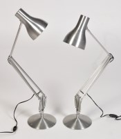 Lot 966 - Two Kenneth George style type 75 anglepoise...