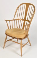 Lot 975 - Ercol: the Chairmakers chair, with beech frame...