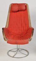 Lot 988 - Bruno Mathsson: a 1960's Jepson chair, canvas...