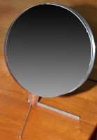 Lot 1001 - A teak and metal dressing table mirror, 1960's.