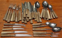 Lot 1028 - Mills Moore vintage cutlery and flatware, with...