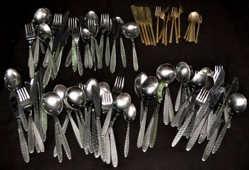 Lot 1029 - Vintage cutlery by Viners, a quantity; and...