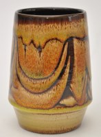 Lot 1073 - Poole: an Aegean vase, shape no. 34, factory...
