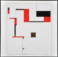 Lot 1114 - Emile **** - ''Untitled'' - abstract design,...