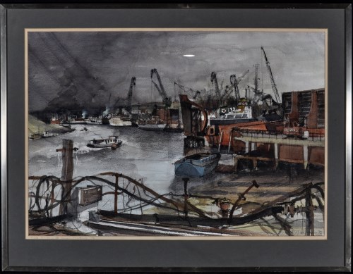 Lot 1201 - Richard Hobson - ''Tyne Shipyards, Swan...