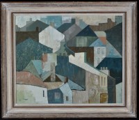 Lot 1222 - Anthony Procter - ''Rooftop Geometry'', signed...
