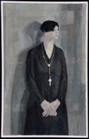Lot 1226 - Judith Gorham - ''Girl with necklace'', signed...