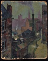 Lot 1228 - Scott Dobson - a Newcastle back street...