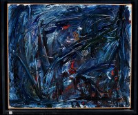 Lot 1231 - **** Costello - abstract composition, oil on...