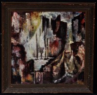 Lot 1243 - J*** A*** C*** - an impressionistic cityscape...