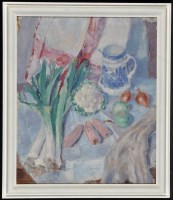 Lot 1254 - Axel Andersen - a still-life study of...