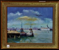 Lot 1321 - Tony Harrison - ''The River Tyne'', signed and...