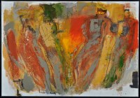 Lot 1324 - Tord Larger - ''Moving Figure'', signed;...