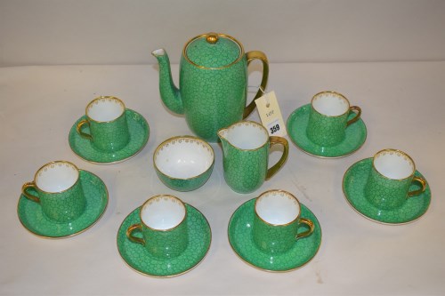Lot 359 - A Foley china coffee service, comprising:...