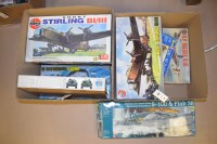 Lot 147 - Airfix aeroplane models, to include: Short...