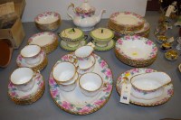 Lot 289 - A Royal Albert 'Lydia' part tea service; and...