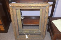 Lot 610 - Two 19th Century gilt gesso frames; and a...