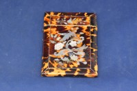 Lot 112 - A 19th Century tortoiseshell and inlaid mother-...