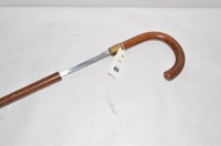 Lot 425 - An early 20th Century malaca sword stick by...