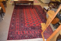Lot 651 - A 20th Century machine-made Mossoul style rug,...