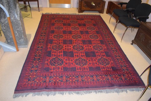 Lot 662 - A 20th Century hand-woven Afghan Istan Khan...