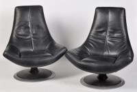 Lot 716 - Manner of Peter Cutts: a pair of modern black...