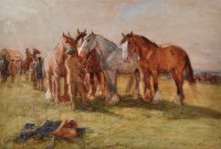 Lot 32 - John Atkinson (1863-1924) A Northern horse...