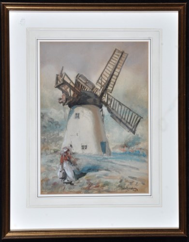 Lot 42 - David Thomas Robertson (1879-1952) A windmill...