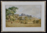 Lot 52 - John Henry Mole (1814-1886) A ruined castle,...
