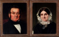 Lot 103 - 19th Century British School Bust portraits of...