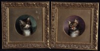 Lot 146 - Wilson Hepple (1853-1937) Portraits of kittens,...