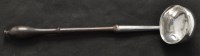Lot 218 - A George II silver toddy ladle, by Starling...