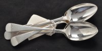 Lot 225 - A George III silver tablespoon, by George...