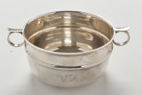 Lot 242 - An Edwardian silver two-handled bowl, by...