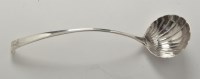 Lot 262 - A George III soup silver ladle, by Christopher...