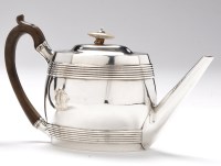 Lot 272 - A George III silver teapot, by Charles...