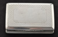 Lot 284 - A Victorian silver snuff box, by Nathaniel...