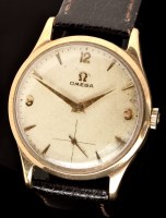 Lot 331 - Omega: a mid 20th Century gentleman's 9ct....