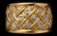 Lot 454 - A diamond dress ring, set with eight cut...