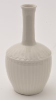 Lot 562 - Chinese white ware vase, probably Dehua, of...