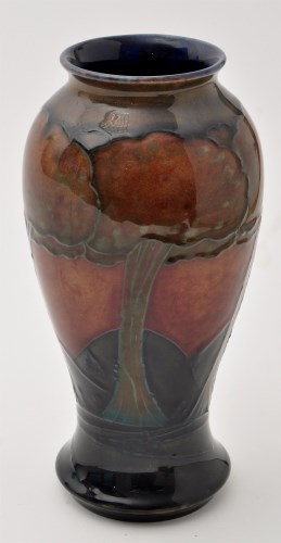 Lot 692 - Moorcroft 'Eventide Landscape' vase, slender...