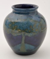 Lot 702 - Moorcroft 'Moonlit blue' landscape jar, ovoid...