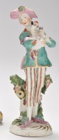 Lot 711 - Derby figure of an Italian Farmer, holding a...