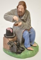 Lot 727 - Russian Gardner bisque porcelain figure of a...