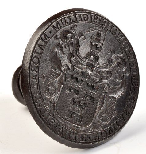 Lot 757 - A cast and patinated Mayoral seal for The City...